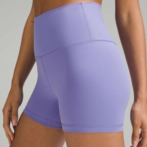 lululemon athletica Lavender Lilac Align High Waist Bike Shorts